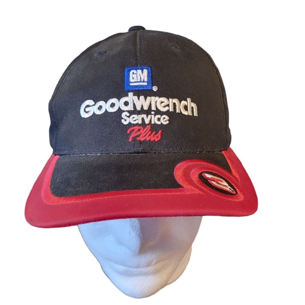 Vtg Dale Earnhardt #3 GM Goodwrench Service Plus Chase Authentics Strapback Hat